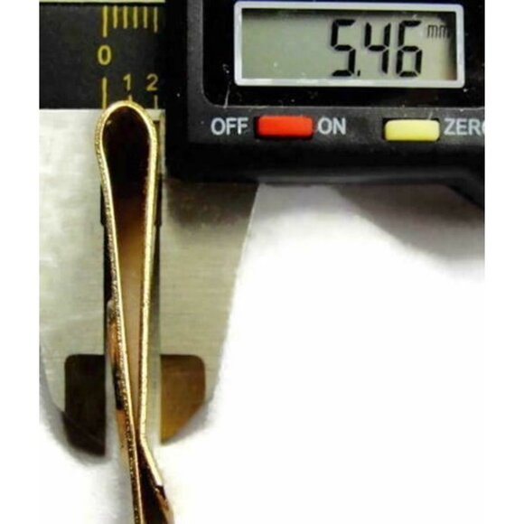 Money Clip Patriotic Eagle Wallet Credit Card Cash ID Holder Gold Tone Vtg - Picture 7 of 7